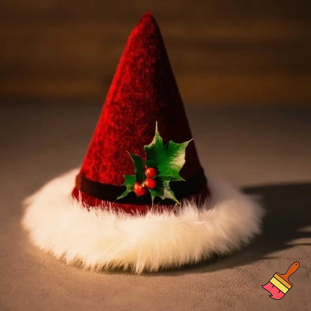 Christmas wizard hat