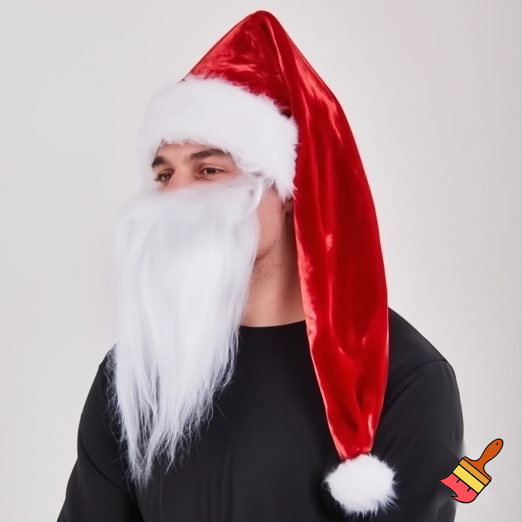 Christmas wizard hat Santa Claus hat velvet