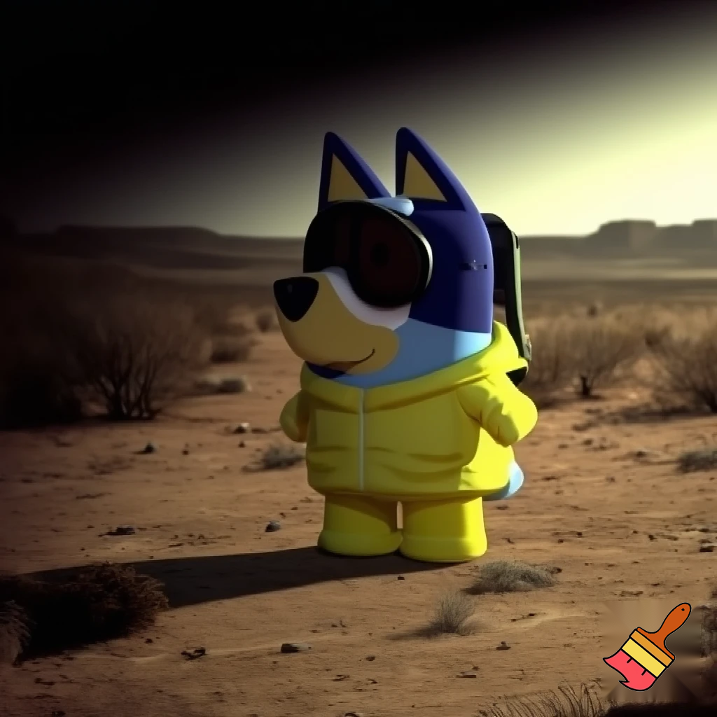 Bluey in breaking bad 
