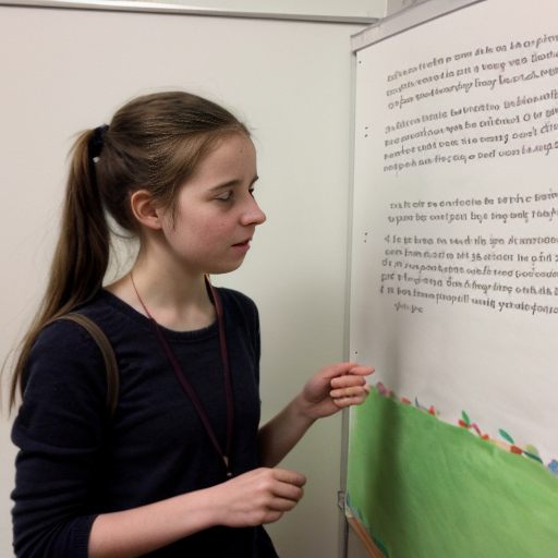 A problem about don´t colaboreate in the English project between two students. A very short dialogue inside bubble speech 