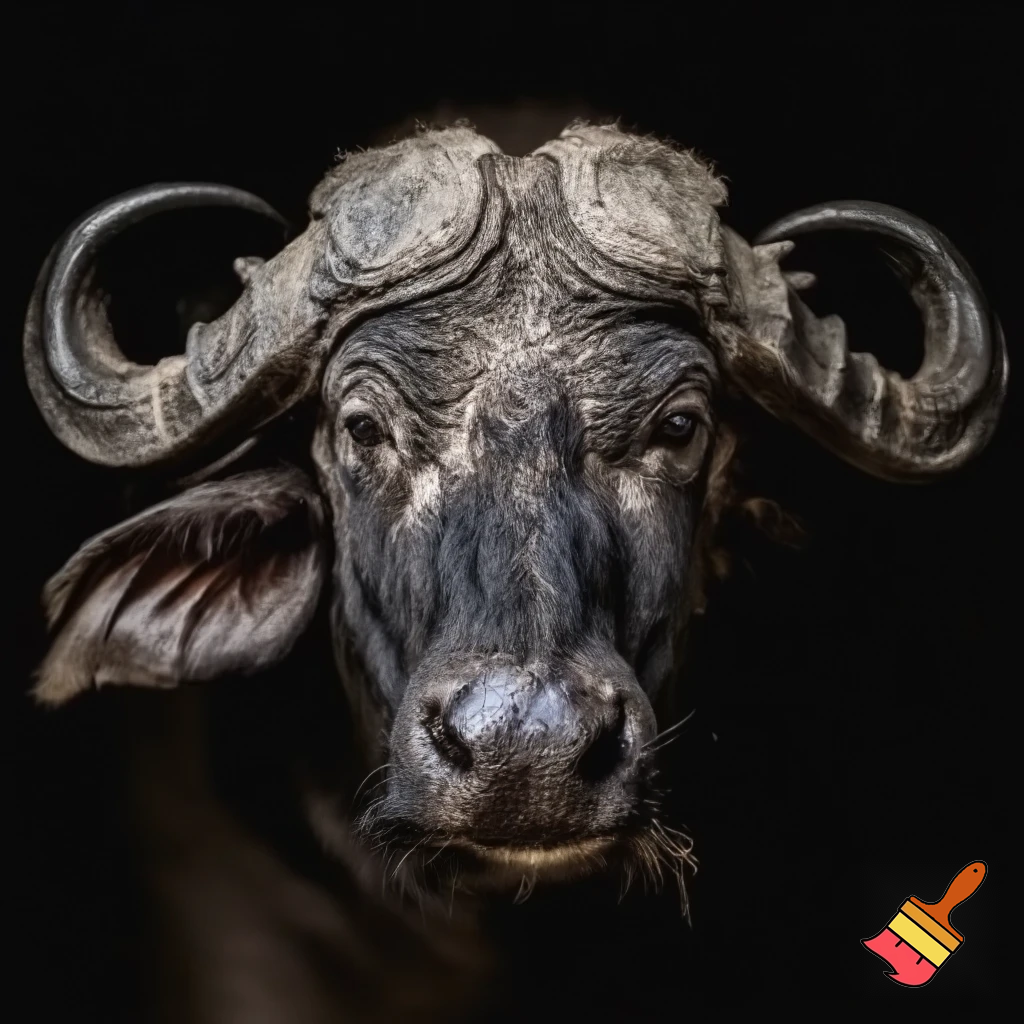 water buffalo 
deadly
feral
guilty 
face tattoo
mugshot