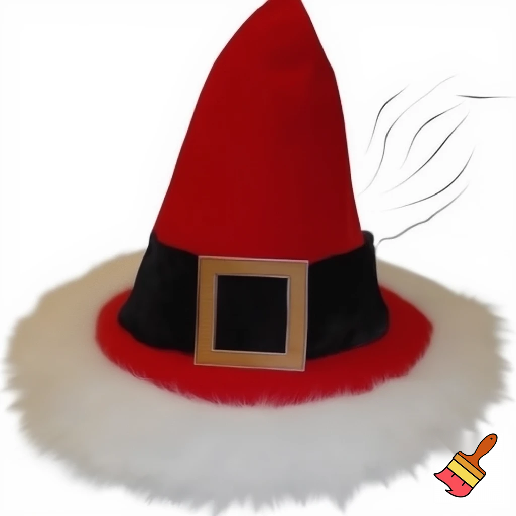 A wizard hat Christmas hat Santa Claus hat a hat
