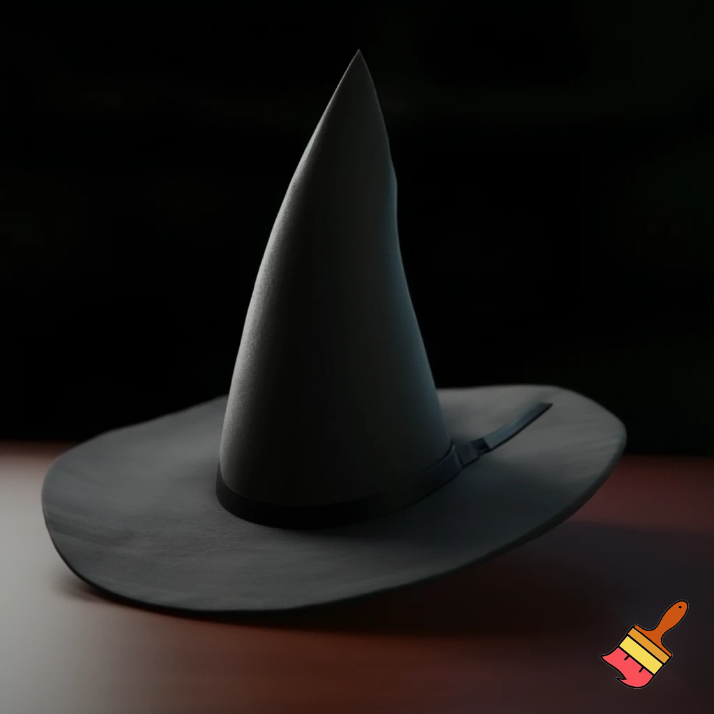 Black witches hat