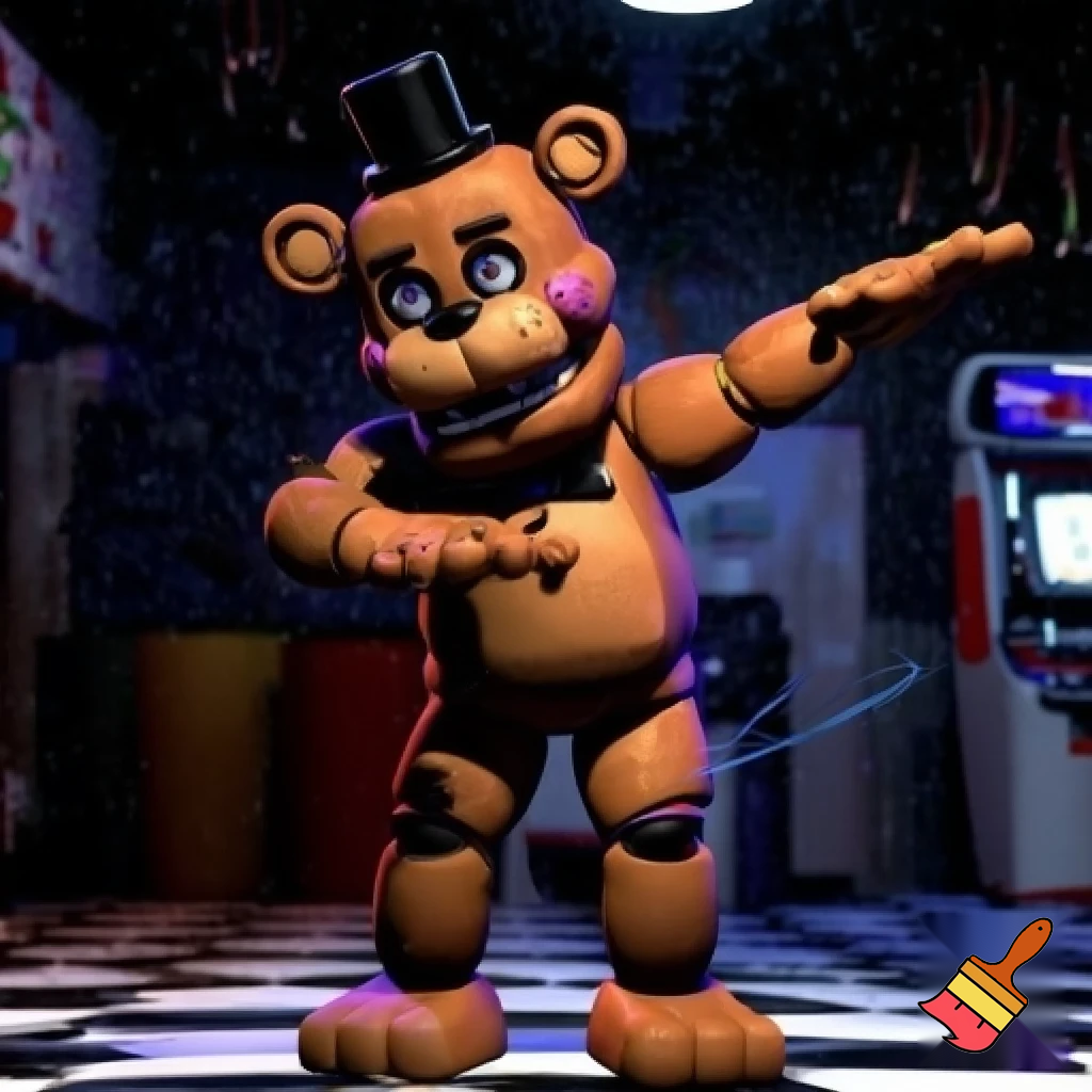 Freddy fazbear dabbing 