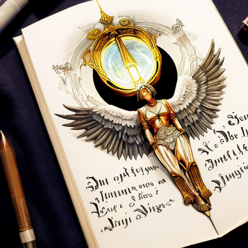 create a cover for book called "The Luminael Letters" by Dean Burgess. The cover art should include an illuminated letter L and a medieval angelic image