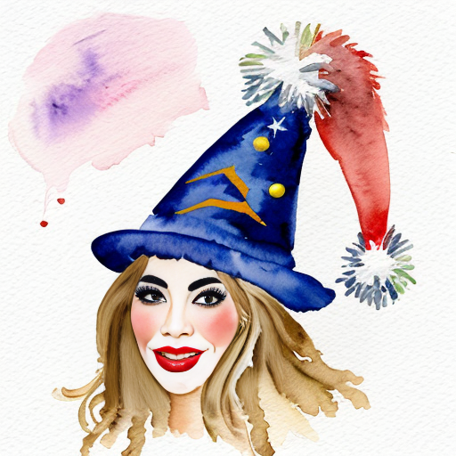 A wizard wizard hat Christmas hat