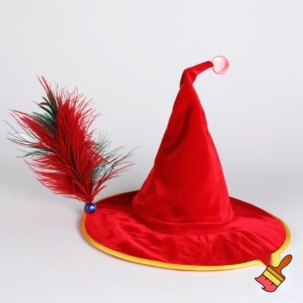 Christmas wizard hat Santa Claus hat velvet