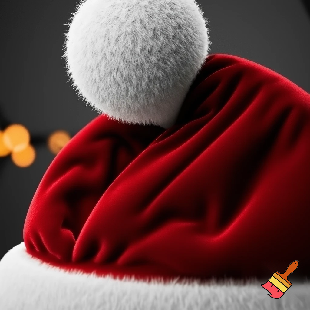 Christmas Santa Claus velvet hat delicate special delicate hat