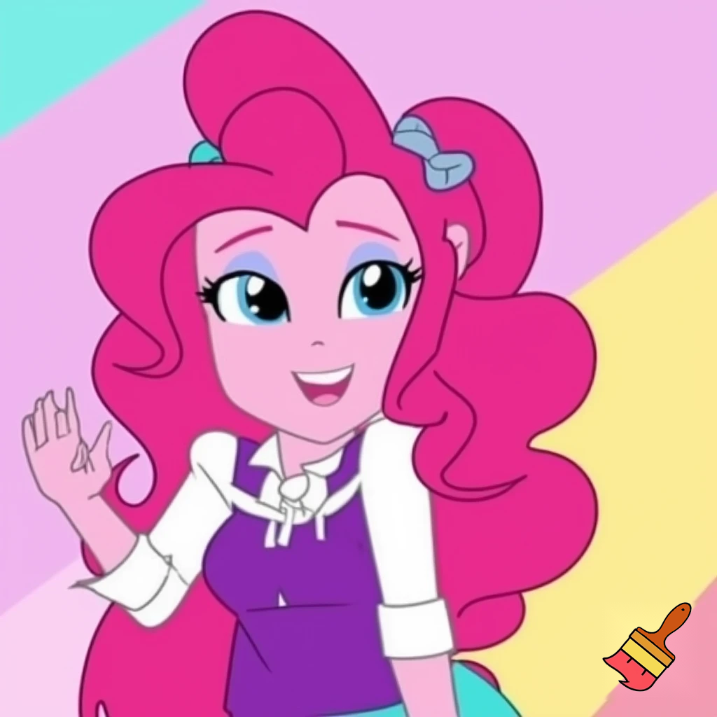 My little pony pinkie pie from as human unicorn girls