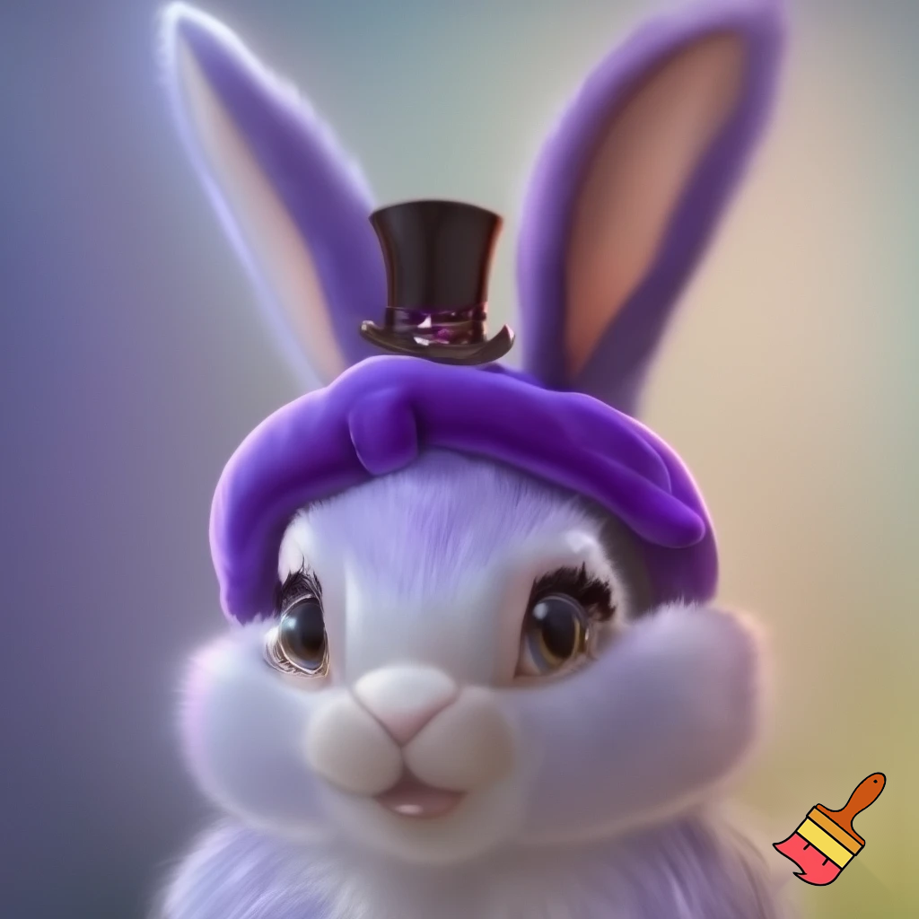 Easter bunny headband velvet Easter bunny, bunny ears, purple and white bunny velvet headband Easter bunny ear top hat ear headband