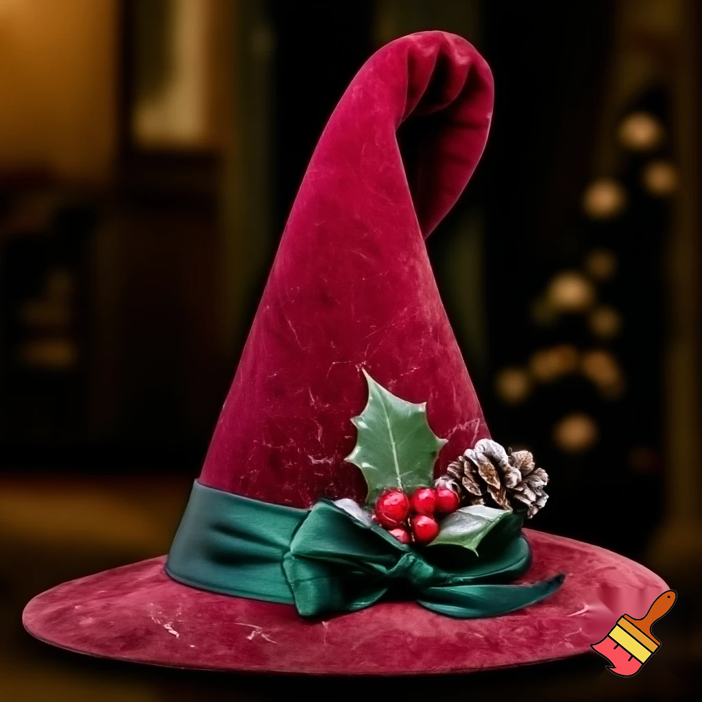 Christmas wizard hat