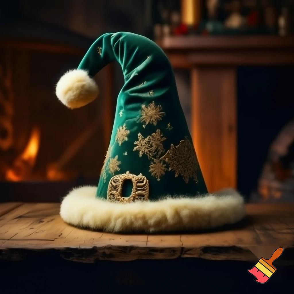 Christmas wizard hat