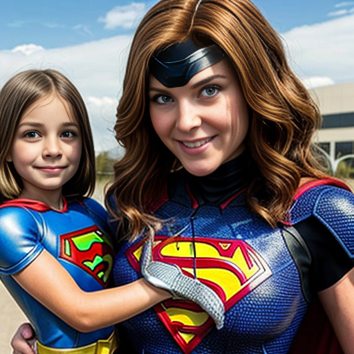 Elastigirl with the little girl who turned into a grown up superhero sidekick girl who has the same stretchy powers and the same age and height just like her meet the other superheroes who are Stratogale and Voyd.