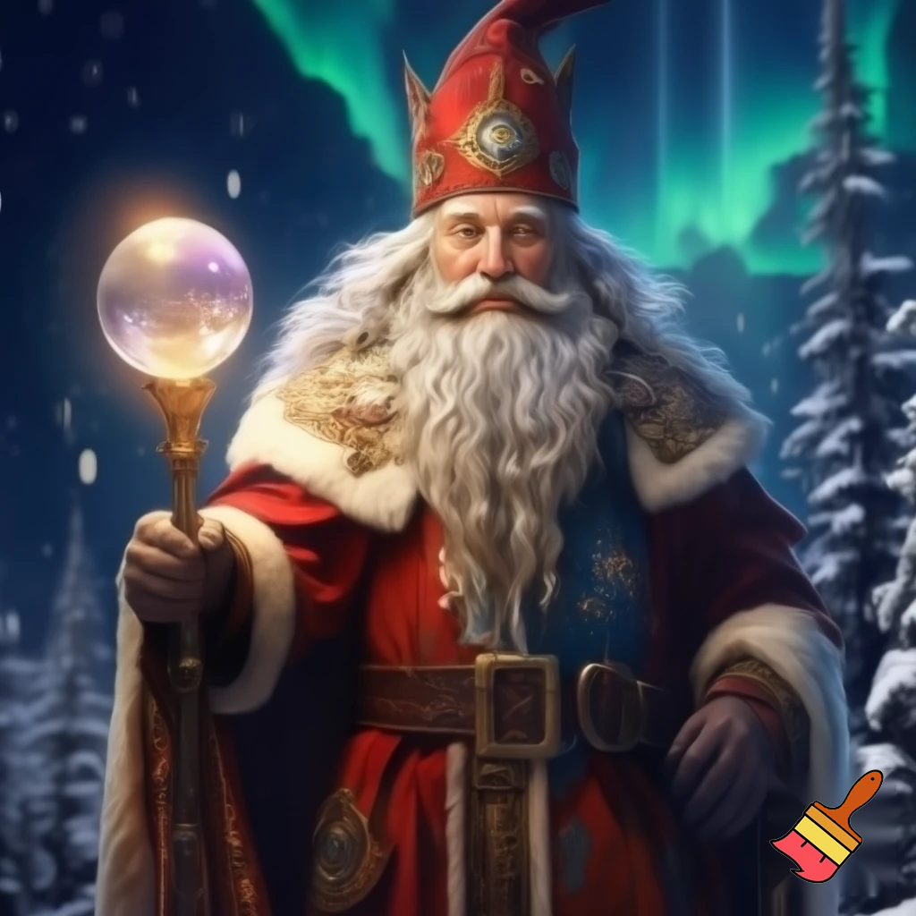 A wizard Nutcracker Santa Claus Nutcracker