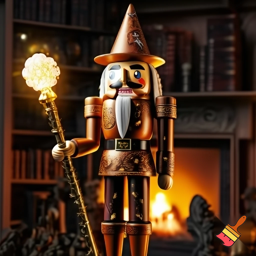 Christmas Nutcracker a wizard