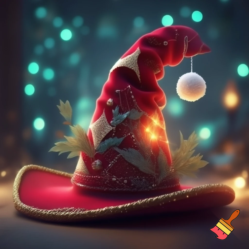 Christmas wizard hat costume