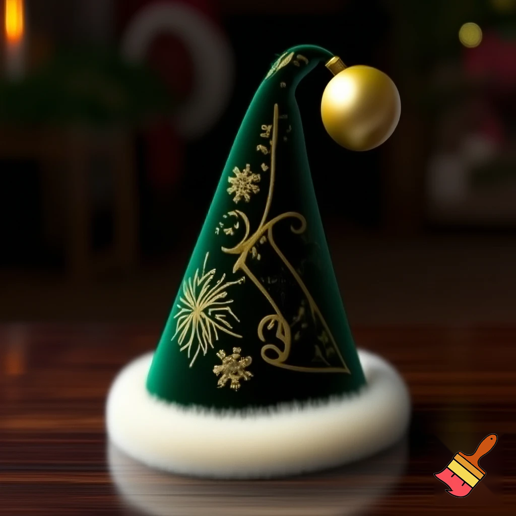Christmas wizard hat