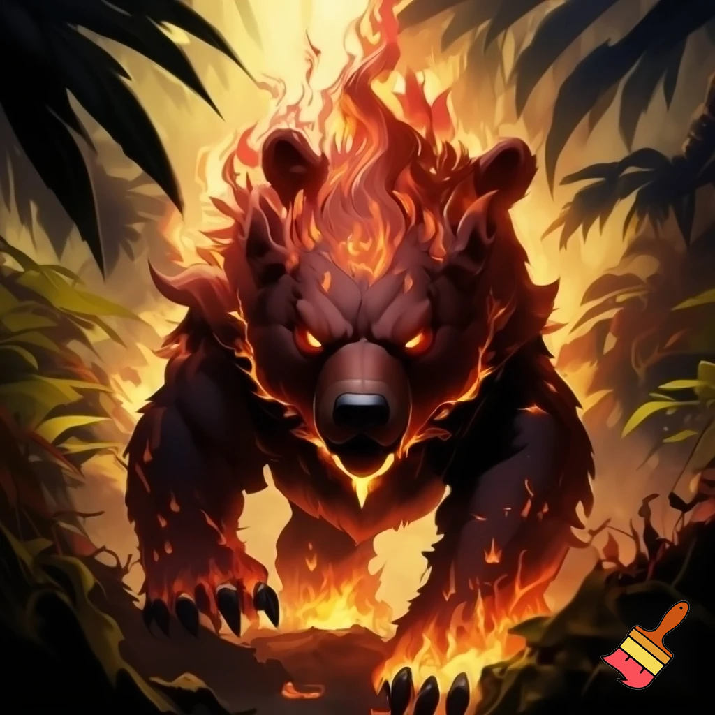 Pokemon fire bear