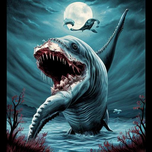 Zombie Harry potter fights rotting zombie whale