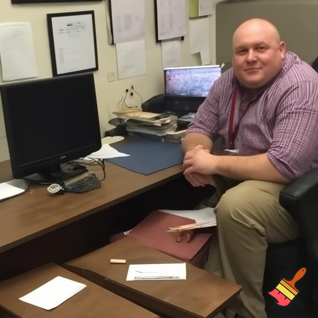 Principal office from left side, no colour, no person , made with 12 year old with pencil 