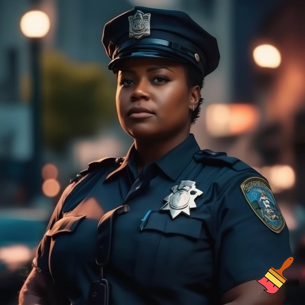 Plus size female police