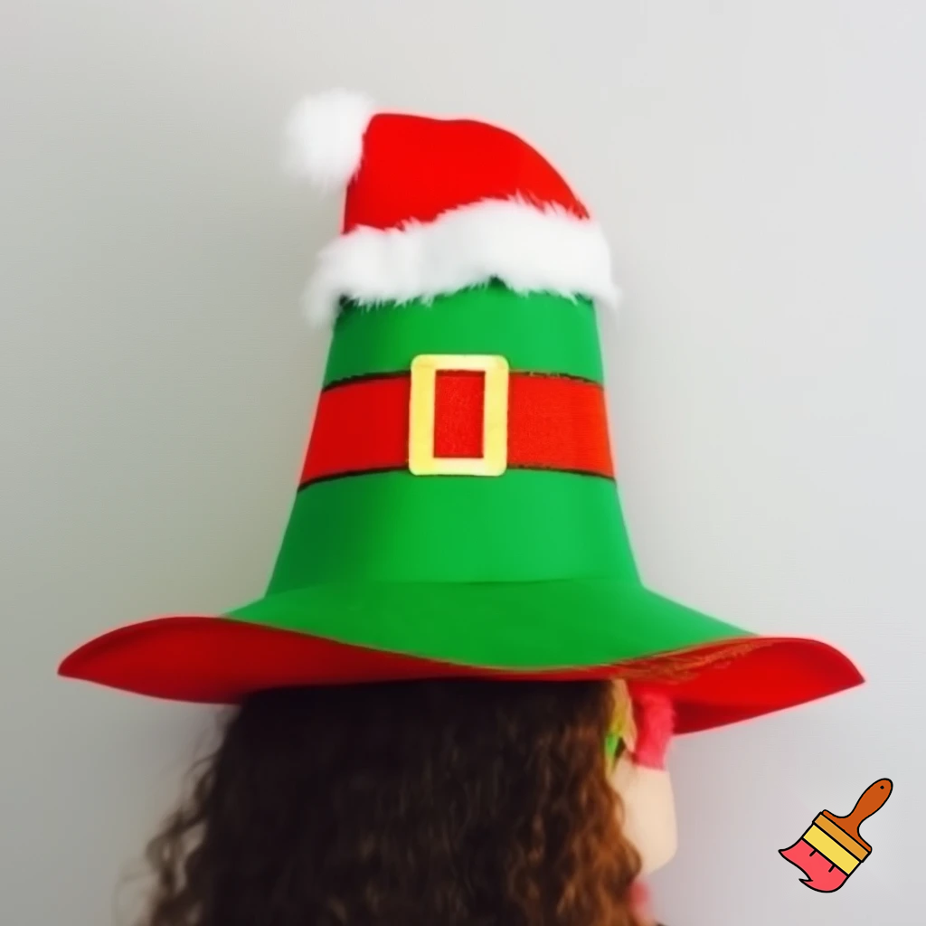 Santa Claus wizard hat📿 bendy wire hat