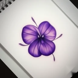 february birth flower tattoo