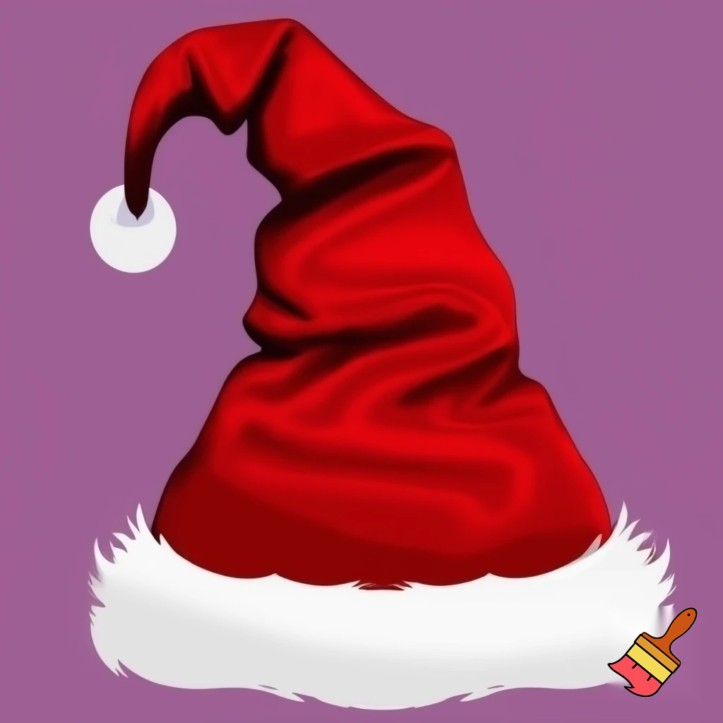 A wizard hat Christmas hat Santa Claus hat a hat
