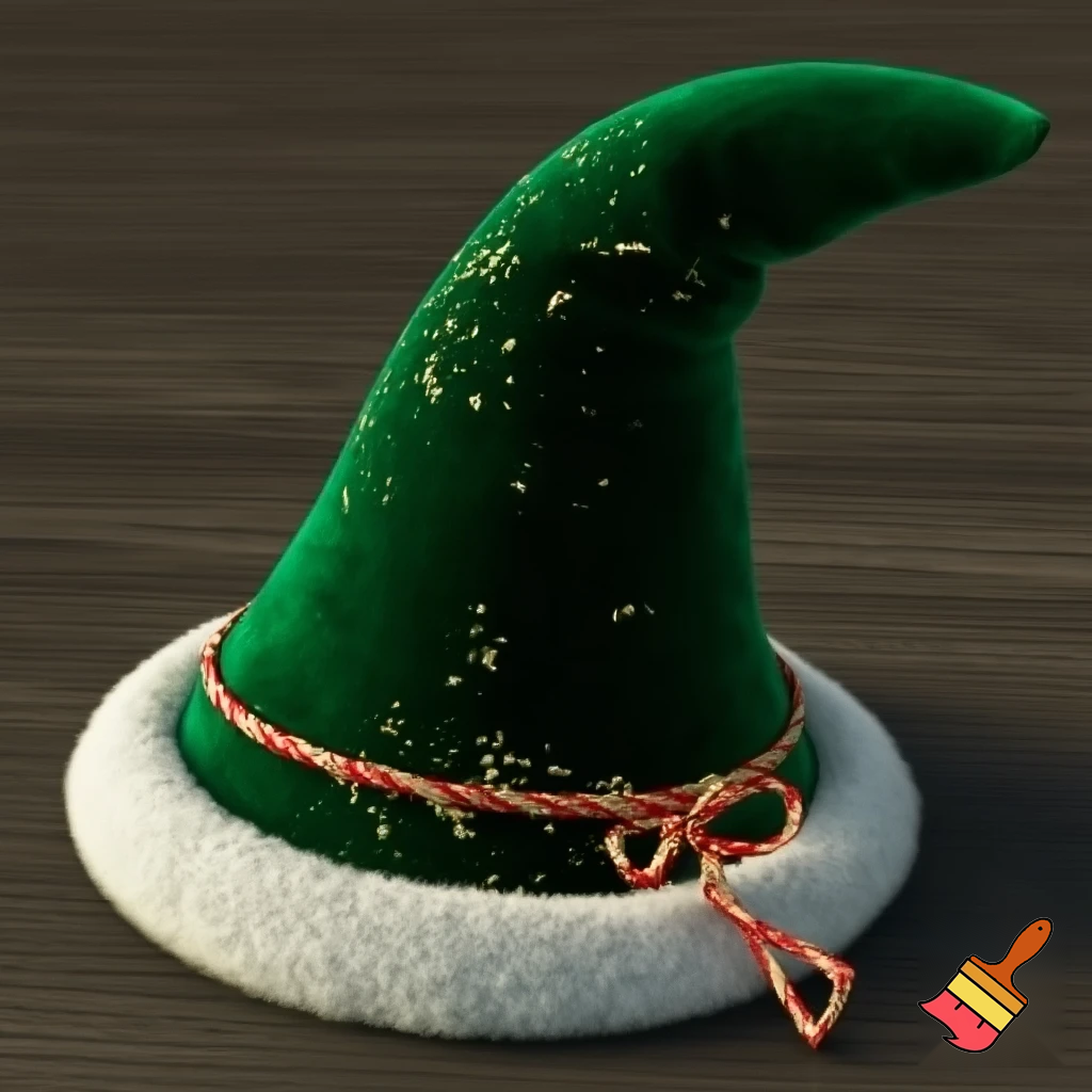Christmas wizard hat