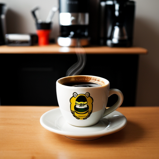 gummibär, coffee, background