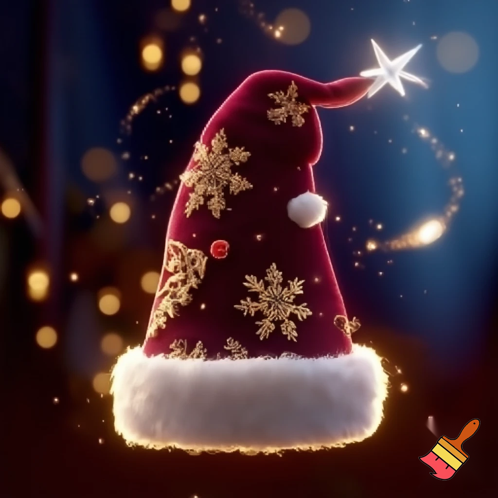 Christmas wizard hat