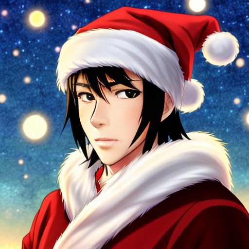 Santa closest wizard hat velvet and fabric