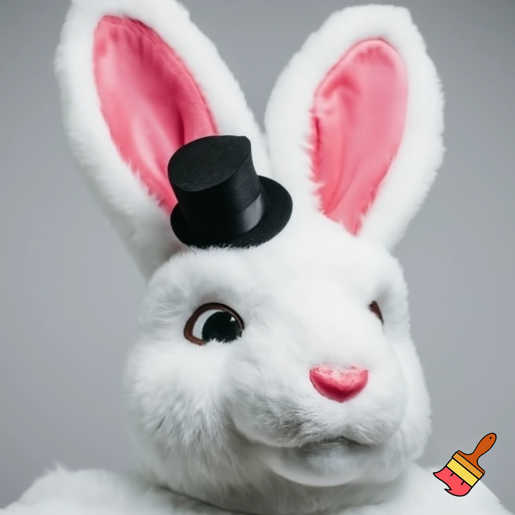 Mascot costume, Easter bunny top hat special top hat