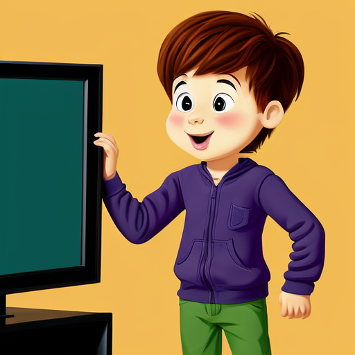 childrens cartoon character for TV