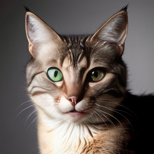 mugshot mean looking feral cat evil