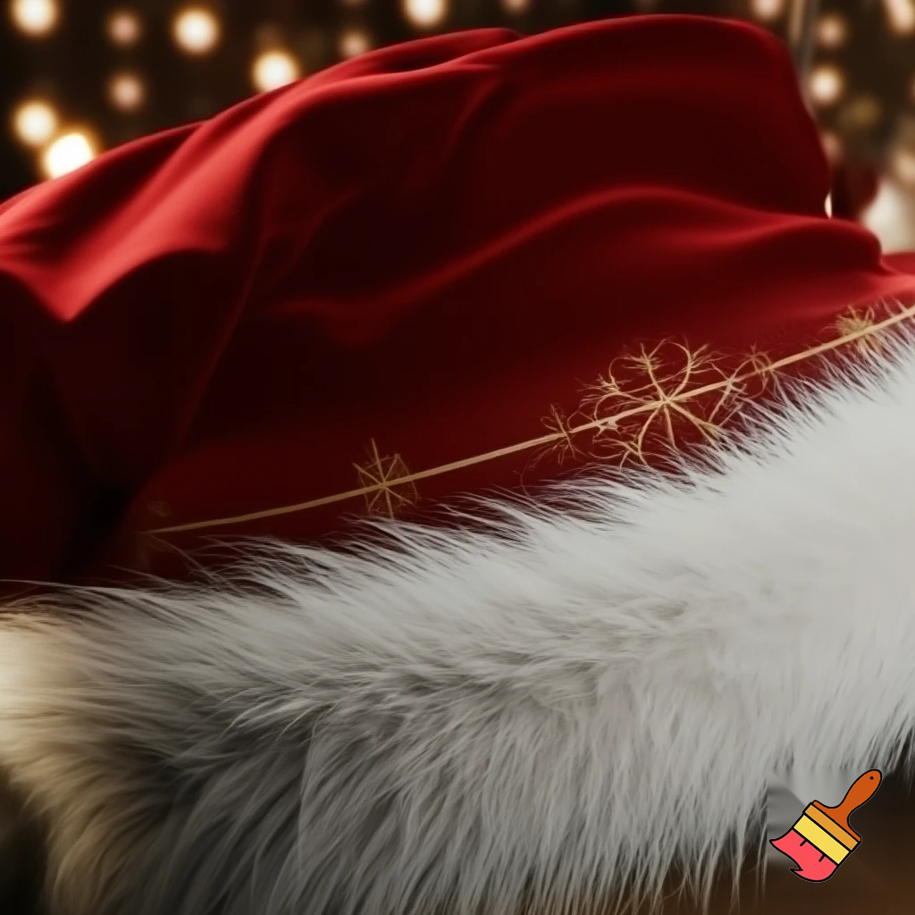 Christmas Santa Claus velvet hat delicate special delicate hat