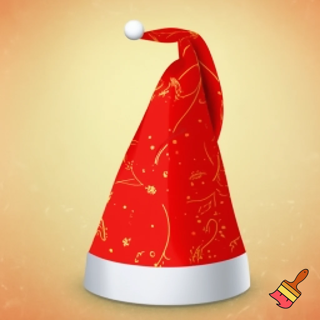 A wizard Christmas hat Santa Claus hat