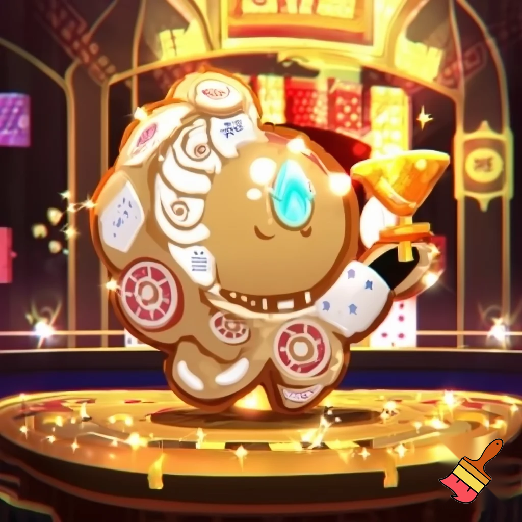 A cookie character based off a casino based on the game Cookie Run: Kingdom