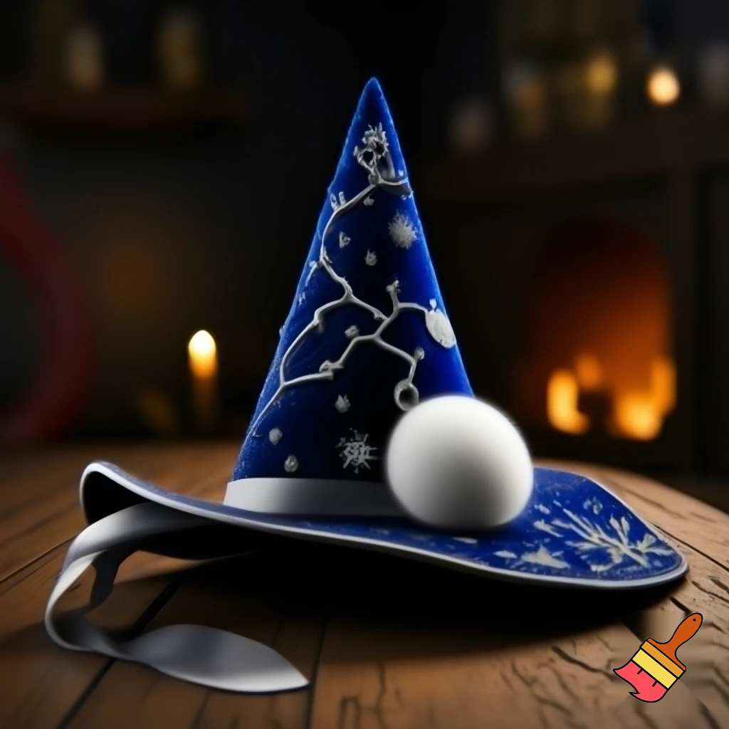 A wizard Christmas hat