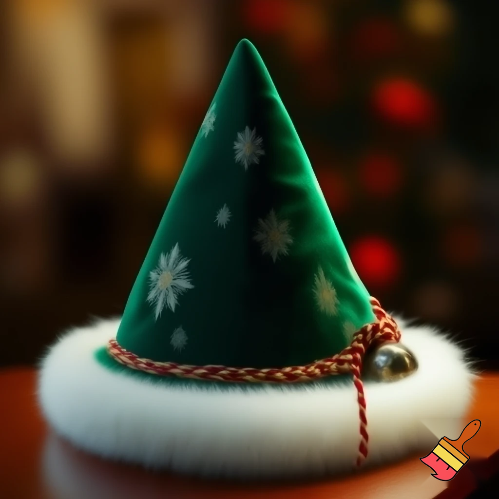 Christmas wizard hat