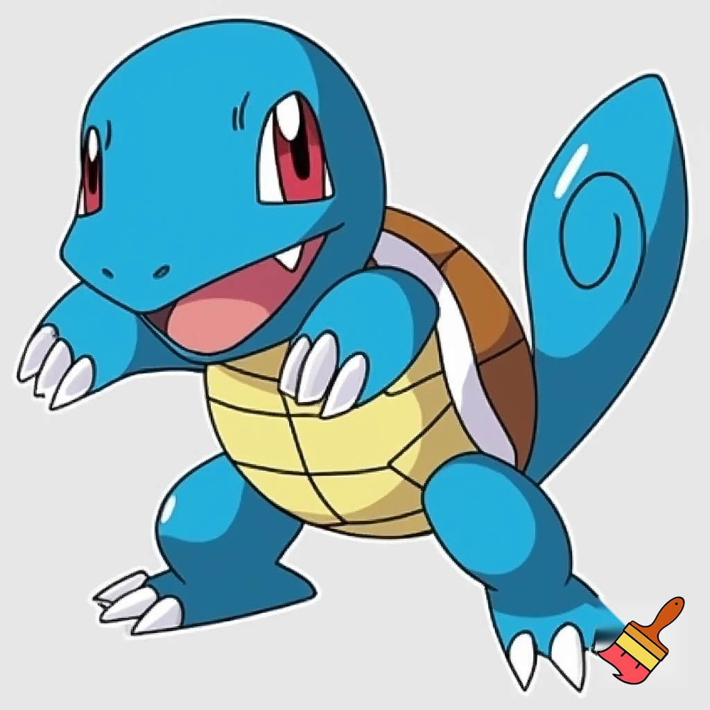 blue agumon digimon squirtle pokemon fusion