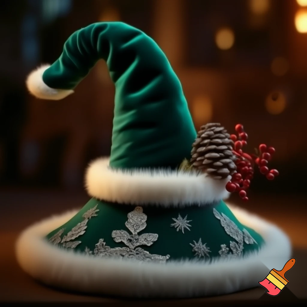 Christmas wizard hat