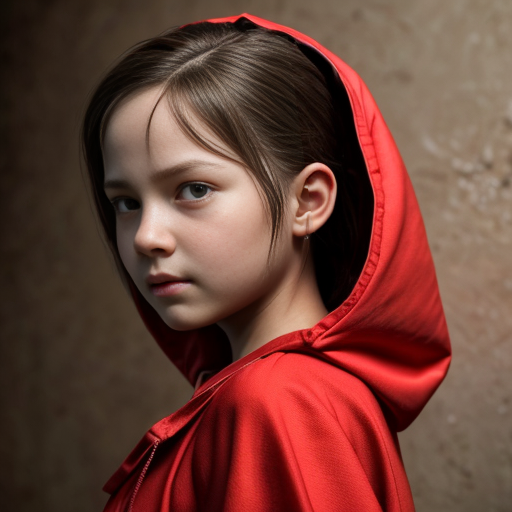 yperrealistic, detailed and perfect face, angelic look, detailed skin, serene atmosphere, high quality, at , at , , soft, sweet, middle school full body,,  twins, b, ,, red riding hood, , the edges of her hair  a,  backside, backview, open ,n
