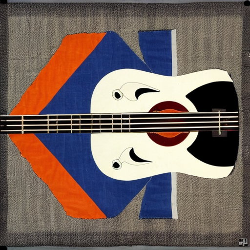 Make me a cool flag with a bass on it
