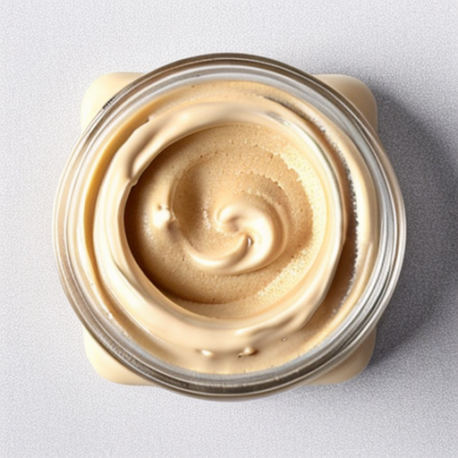 custard powder with a white background