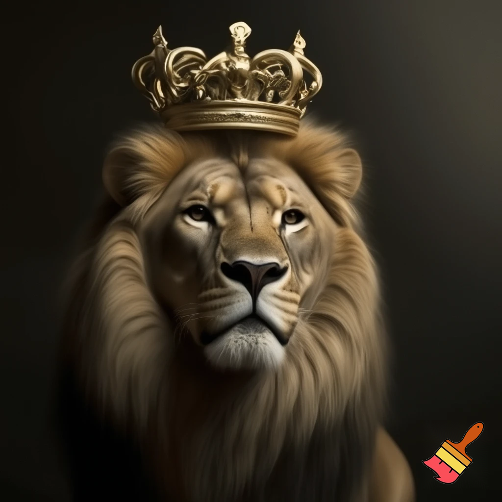 genaret a icture with 67 with a crown
