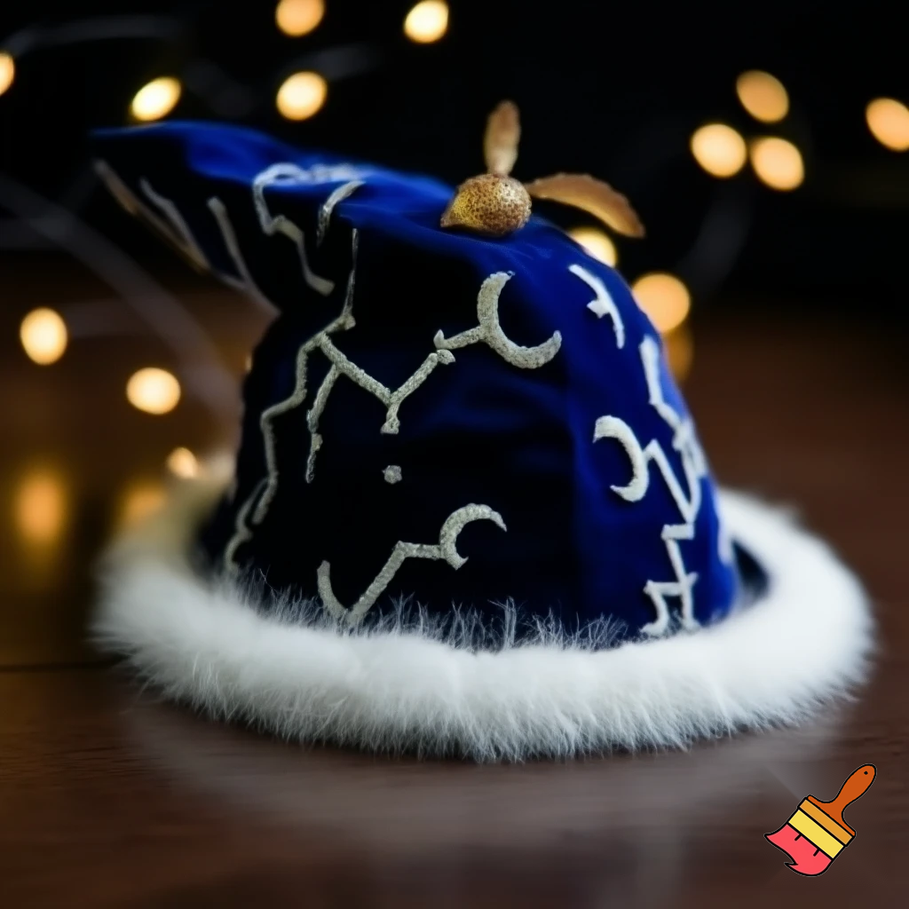 A wizard Christmas hat