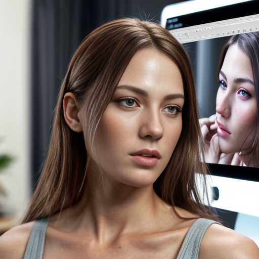 erstelle ein bild wo auf einem computer falsche information drauf steht 


