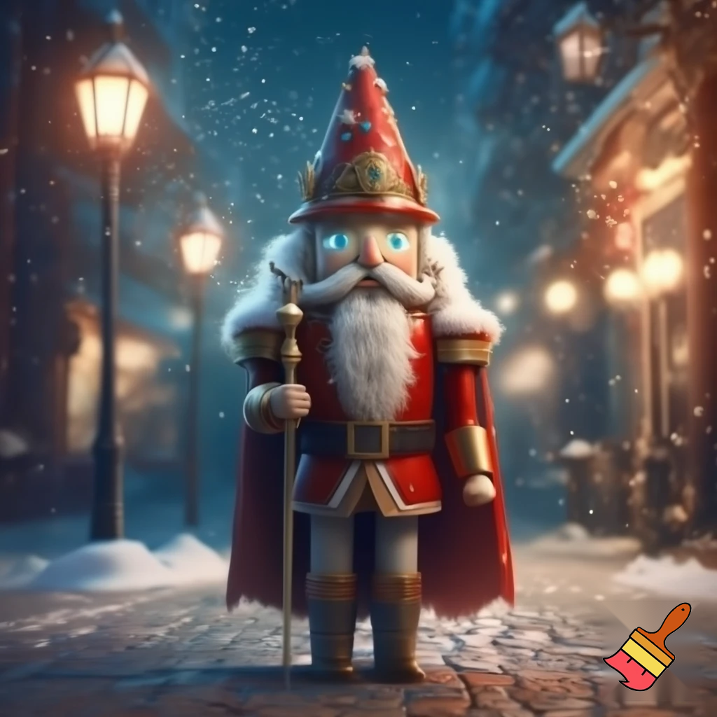 A wizard Nutcracker Santa Claus Nutcracker