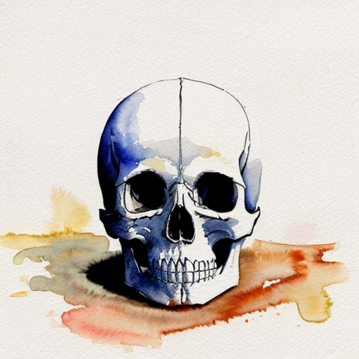 I want an image with the words "The truth is here" written on it, with a skull in the Anonymous graphic style in the background.